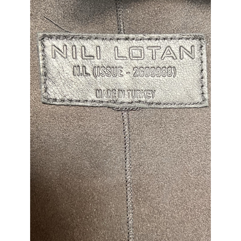 NWT $4495 Nili Lotan Damien Shearling Toscana Coat Size Large Oversized Luxury - Picture 13 of 16